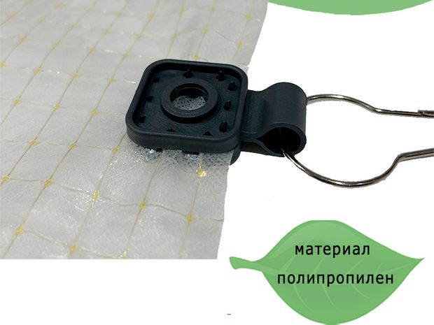 Клипса пластиковая для сетки, люверс - Valesa.by