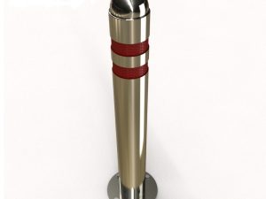 Столбик стационарный с верхом из полусферы