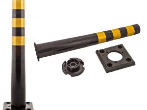 Столбик разделительный гибкий с квадратным съемным основанием