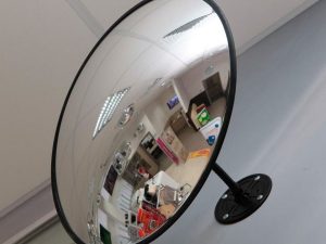 Зеркало обзорное для помещений круглое