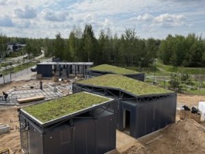 Установка зеленой кровли