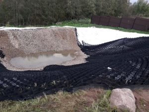 Установка георешетки